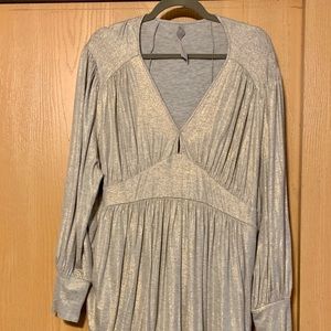 Glittery gold surplus blouse